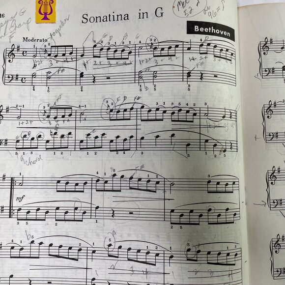 Piano Literature Sheet Music Volume One Jane Smisor Bastien 1966 Vintage u - Picture 9 of 9